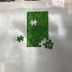 卯兵衛さん箔プリント