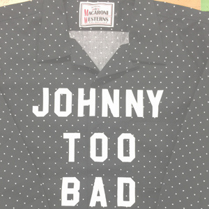 ドット柄シャツにプリント